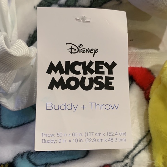 Mickey Mouse pillow buddy and throw blanket set - Picture 6 of 9